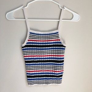 H&M ripped sweater crop